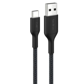 Belkin BoostCharge Pro Braided 15W USB-A to USB-C ...