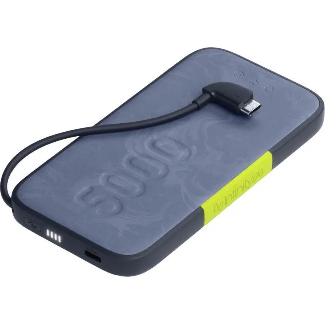 InfinityLab InstantGo 5000mAh Built-in USB-C Cable Power Bank