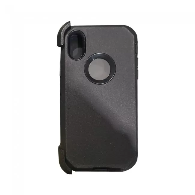 Tough Protective Case Cover For iPhone X/XS With Belt Clip Holster