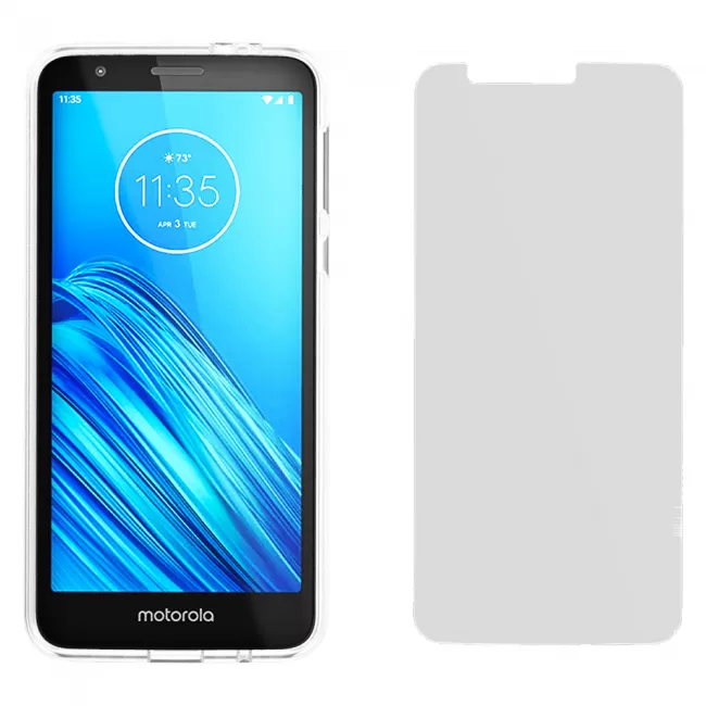 Case-Mate Protection Pack Clear Case for Moto E6