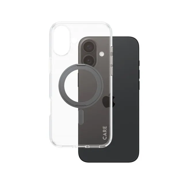 Care Clear Case with Kickstand for iPhone 16