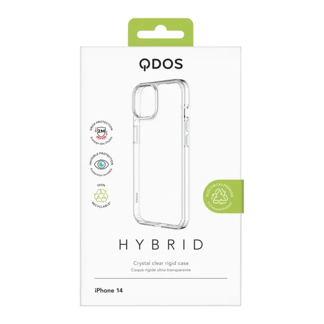 QDOS Hybrid Clear Case for Apple iPhone 14