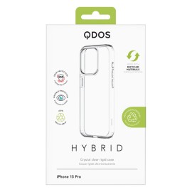 QDOS Hybrid Clear Case for Apple iPhone 15 Pro