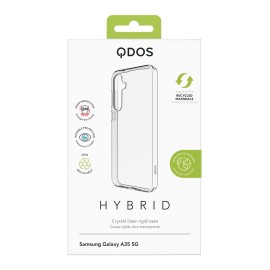 QDOS Hybrid Clear Case for Samsung Galaxy A35 5G