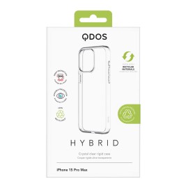 QDOS Hybrid Clear Case for Apple iPhone 15 Pro Max