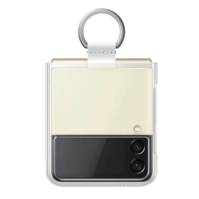 Samsung Galaxy Z Flip3 5G Clear Cover With Ring