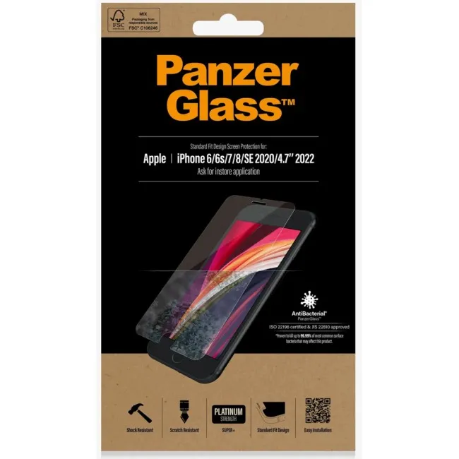 PanzerGlass Screen Protector for iPhone 6 | 6s | 7 | 8 | SE 2020/2022