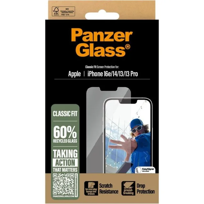 PanzerGlass Screen Protector for iPhone 17e | 16e | 14 | 13 | 13 Pro