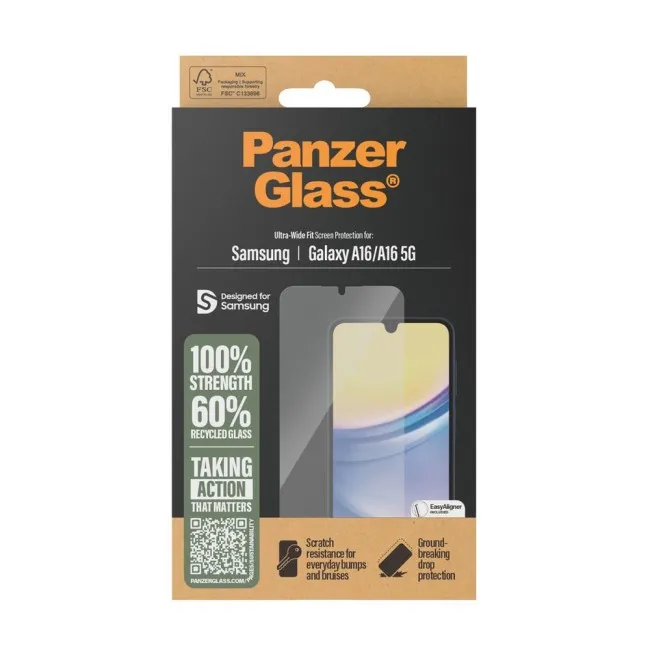 PanzerGlass Screen Protector for Samsung Galaxy A16 | A16 5G