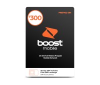 Boost Mobile $300 Pre-Paid SIM Card Starter Pack