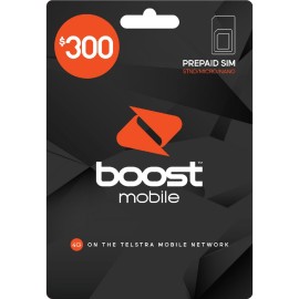 Boost Mobile $300 Pre-Paid SIM Card Starter Pack