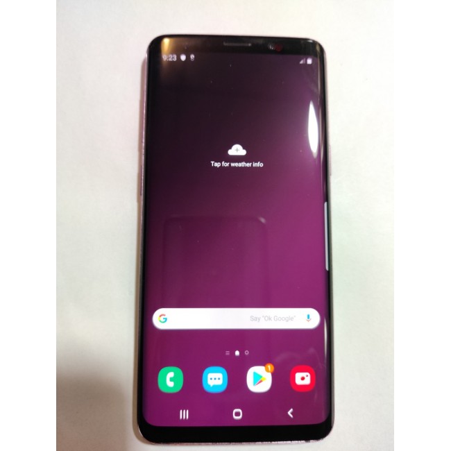 Samsung Galaxy S9 64gb Lilac Spot on Screen -