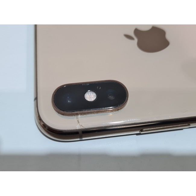 Apple iPhone XS 64GB - Gold - Face ID Not Working - Minor Back Crack -