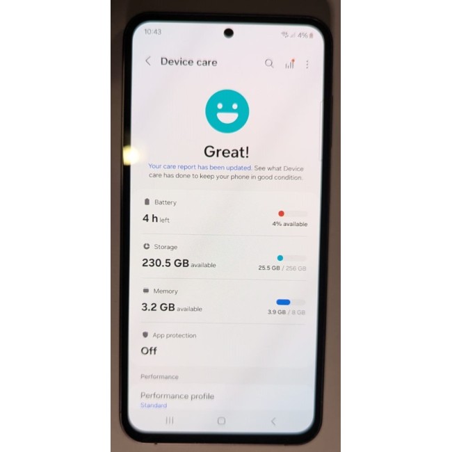 Samsung Galaxy S23 FE 5G 256GB - Crack On Back