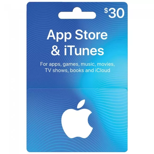 Apple iTune Gift Card $30