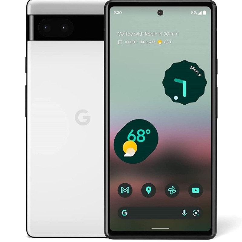 Asuwish Custodia Con Portafoglio Per Google Pixel 6A: Pelle, Vetro Temperato E Cinturino Inclusi