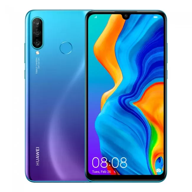 Buy Refurbished Huawei P30 Lite Dual Sim (128GB) in Aurora Blue Buy Refurbished Huawei P30 Lite Dual Sim (128GB) in Aurora Blue