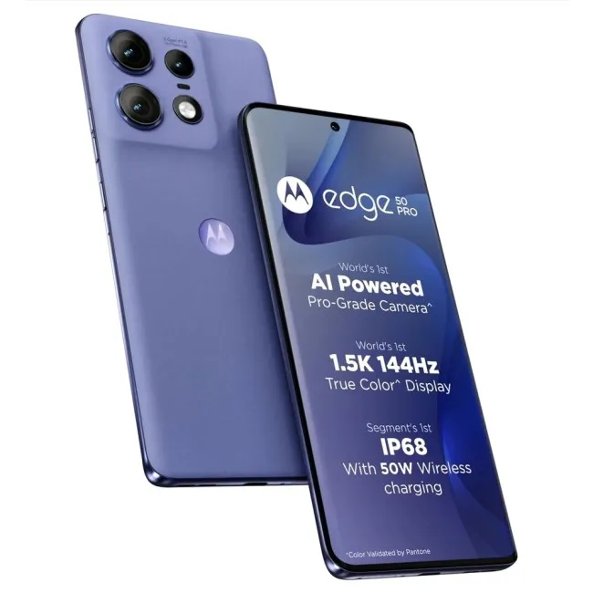 Buy Refurbished Motorola Edge 50s Pro 5G (256GB) in Luxe Lavender Buy Refurbished Motorola Edge 50s Pro 5G (256GB) in Luxe Lavender