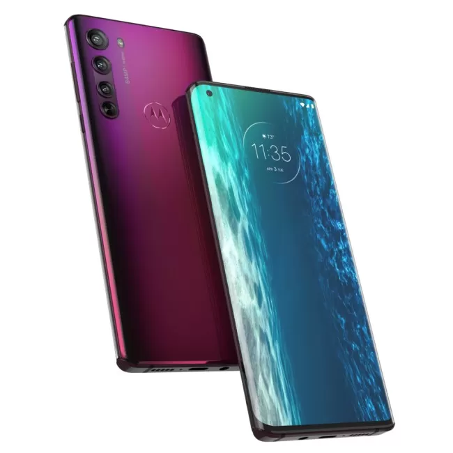 Buy Refurbished Motorola Edge 5G (128GB) in Midnight Magenta Buy Refurbished Motorola Edge 5G (128GB) in Midnight Magenta