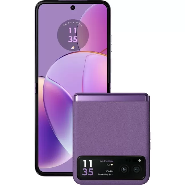 Buy Refurbished Motorola Razr 40 5G (256GB) in Summer Lilac Buy Refurbished Motorola Razr 40 5G (256GB) in Summer Lilac