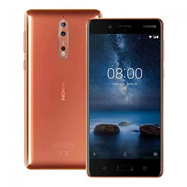 Buy New Nokia 8 (64GB) [Brand New] in Polished Copper