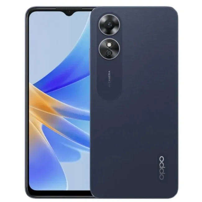 Buy Refurbished Oppo A17 (64GB) in Midnight Black Buy Refurbished Oppo A17 (64GB) in Midnight Black