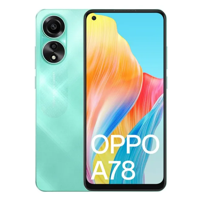 Buy Refurbished Oppo A78 4G (128GB) in Aqua Green Buy Refurbished Oppo A78 4G (128GB) in Aqua Green