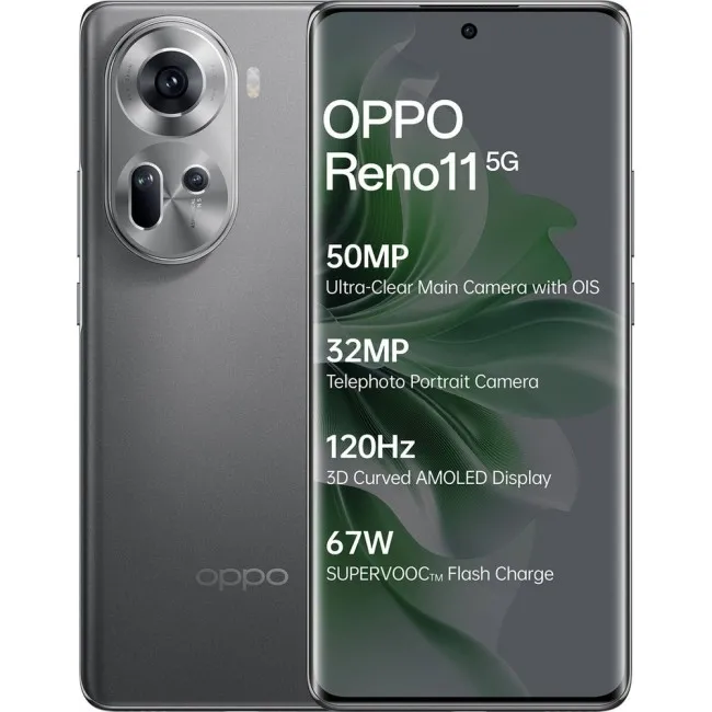 Buy Refurbished Oppo Reno11 5G (256GB) in Rock Grey Buy Refurbished Oppo Reno11 5G (256GB) in Rock Grey