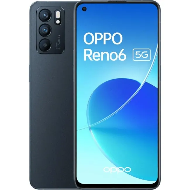 Buy Refurbished Oppo Reno6 5G (128GB) in Steller Black