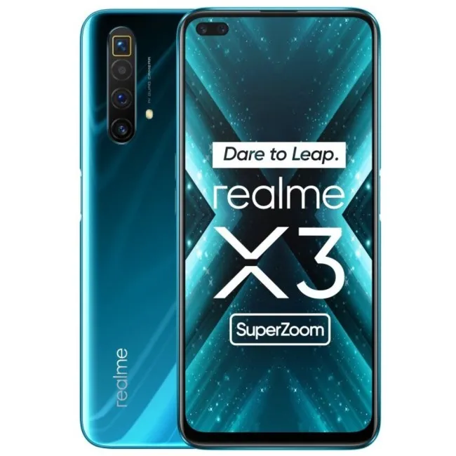 Buy Refurbished Realme X3 SuperZoom Dual Sim (256GB) in Glacier Blue Buy Refurbished Realme X3 SuperZoom Dual Sim (256GB) in Glacier Blue