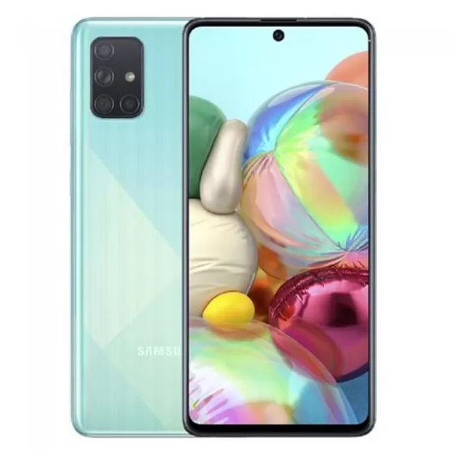 Buy Refurbished Samsung Galaxy A71 Dual Sim (128GB) in Prism Crush Blue Buy Refurbished Samsung Galaxy A71 Dual Sim (128GB) in Prism Crush Blue