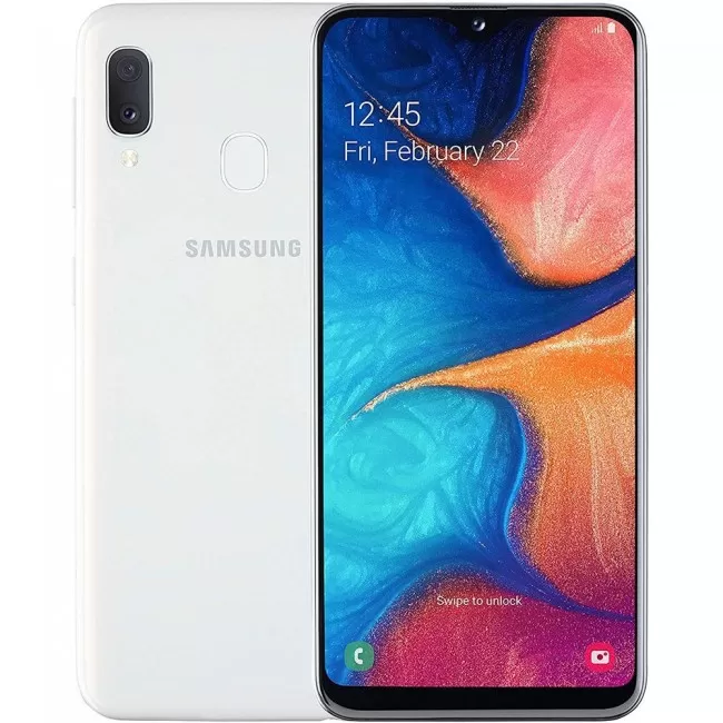 Buy Refurbished Samsung Galaxy A20e (32GB) in White Buy Refurbished Samsung Galaxy A20e (32GB) in White