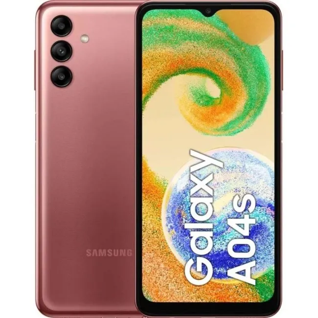 Buy Refurbished Samsung Galaxy A04s Dual Sim (128GB) in Copper Buy Refurbished Samsung Galaxy A04s Dual Sim (128GB) in Copper