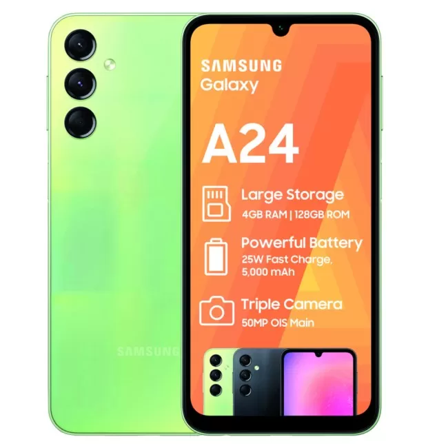 Buy Refurbished Samsung Galaxy A24 (128GB) in Alpha Grey