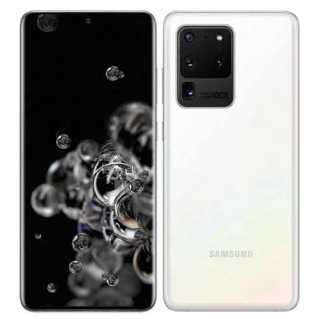 Buy Refurbished Samsung Galaxy S20 Ultra 5G (128GB) in Cloud White Buy Refurbished Samsung Galaxy S20 Ultra 5G (128GB) in Cloud White