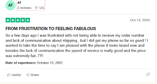 Negative review of Loop Mobile